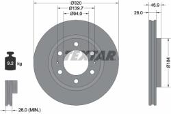 TEXTAR Disc Frana 92353203 Mitsubishi Pajero Sport Iii