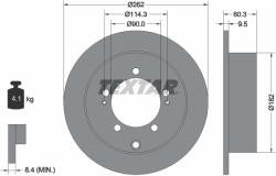 TEXTAR Disc Frana 92148600 Mitsubishi Pajero Pinin I/Pajero Tr4
