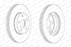 FERODO Disc Frana Ddf1882C Lexus Ct Toyota Prius