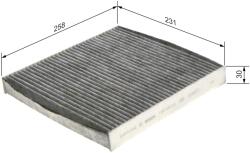 Bosch Filtru, Aer Habitaclu 1987435515 Chevrolet Astra/Zafira Opel Astra G/Zafira A