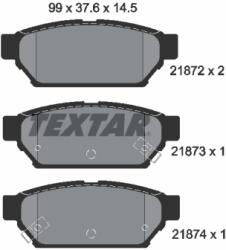 TEXTAR Set Placute Frana, Frana Disc 2187202 Mitsubishi Carisma/Colt Iv/Fto/Lancer V (2187202)