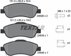 TEXTAR Set Placute Frana, Frana Disc 2463801 Honda Cr-V Iii/Cr-V Iv