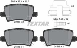 TEXTAR Set Placute Frana, Frana Disc 2408601 Honda Civic Viii