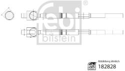 FEBI BILSTEIN Articulatie Axiala, Cap De Bara Axa Fata Dreapta 182828 Isuzu D-Max Ii/D-Max Iii (182828)
