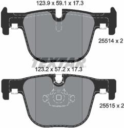 TEXTAR Set Placute Frana, Frana Disc 2551401 Bmw 3/3 Gran Turismo/3 Touring/4/4 Gran
