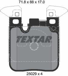 TEXTAR Set Placute Frana, Frana Disc 2502902 Bmw 1/2/3/3 Gran Turismo/3 Touring/4/4 Gran (2502902)