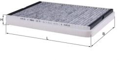 MAHLE Filtru, Aer Habitaclu Lak75 Holden Astra/Astra Sportsback/Zafira Opel Astra G (LAK75)