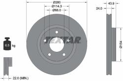TEXTAR Disc Frana 92232205 Infiniti Esq Nissan Bluebird Sylphy / Sylphy Iii/Juke/Pulsar