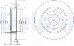 DELPHI Disc Frana Bg3971 Mitsubishi Colt/Colt Czc Vi/Colt Vi Smart Forfour