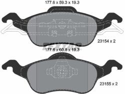 TEXTAR Set Placute Frana, Frana Disc 2315402 Ford Focus I Ford Australia Focus