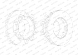 FERODO Disc Frana Fcr176A Neoplan Starliner
