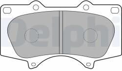 DELPHI Set Placute Frana, Frana Disc Lp1782 Fiat Punto Hyundai Porter Lexus Gx/Lx