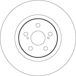TRW Disc Frana Df4445S Toyota Avensis (DF4445S)