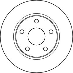 TRW Disc Frana Df6037 Jeep Wrangler Iii/Wrangler Iv