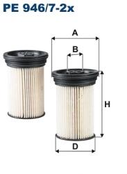 FILTRON Filtru Combustibil Pe946/7-2X Chevrolet Captiva Opel Antara A Vauxhall Antara A (PE946/7-2x)