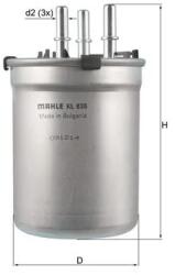 MAHLE Filtru Combustibil Kl838 Audi A1