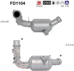 AS Filtru Funingine/Particule, Sist. De Esapament Fd1104 Mercedes-Benz C-Class/Cls
