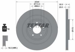 TEXTAR Disc Frana 92349403 Genesis Gv60 Hyundai Ioniq 5/Ioniq 6 Kia Ev6/Ev9