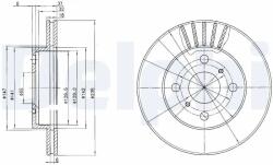 DELPHI Disc Frana Bg3519 Toyota Echo/Platz/Vios / Soluna Vios/Yaris/Yaris Verso