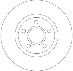 TRW Disc Frana Df4424 Ford C-Max/C-Max Ii/Focus C-Max/Focus Ii/Focus Iii/Kuga I (DF4424)