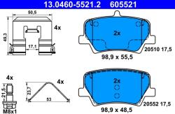 ATE Set Placute Frana, Frana Disc 13.0460-5521.2 Volvo Xc40 (13.0460-5521.2)
