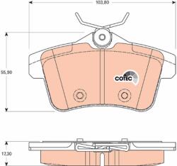 TRW Set Placute Frana, Frana Disc Gdb1828 Citroën C4 Ii/C4 Iii/Ds4/Ds5 Ds Ds 5