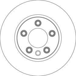 TRW Disc Frana Df4762S Porsche Cayenne Vw Touareg