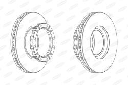 BERAL Disc Frana Bcr173A Iveco Eurocargo I-Iii/Eurostar/Eurotech Mh/Eurotech Mp