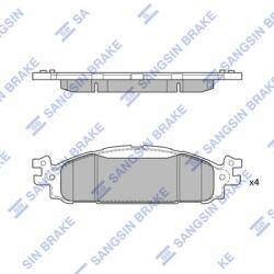 Hi-Q Set Placute Frana, Frana Disc Sp1711 Ford Usa Explorer/Taurus Lincoln Mks/Mkt (SP1711)