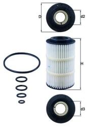 KNECHT Filtru Ulei Ox345/7D Chrysler Crossfire Mercedes-Benz C-Class/C-Class T-Model/Sl (OX345/7D)