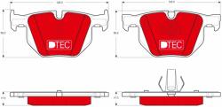 TRW Set Placute Frana, Frana Disc Gdb1730Dte Bmw X5/X6 (GDB1730DTE)