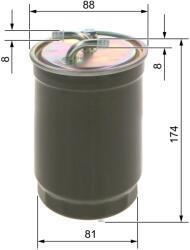 Bosch Filtru Combustibil 0450906172 Ford Escort Iv/Escort V/Fiesta/Fiesta Iii/Orion Ii