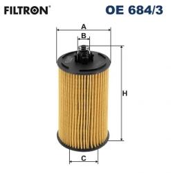 FILTRON Filtru Ulei Oe684/3 Chevrolet Aveo/Cruze/Orlando/Trax Opel Mokka / Mokka X (OE684/3)