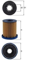MAHLE Filtru Ulei Ox1350 Opel Astra K/Insignia B/Insignia B Grand Sport
