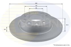 COMLINE Disc Frana Adc1457 Audi A3 Seat Altea/Leon/Toledo Iii Skoda Octavia I/Octavia Ii