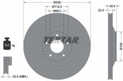 TEXTAR Disc Frana 92177005 Audi A8 D3 Bentley Continental/Continental Flying Spur