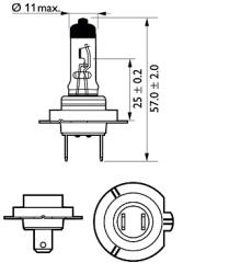 Philips Bec, Far Faza Lunga 12643Llb1 Ford Ecosport Peugeot 2008 Ii/208 Ii (12643LLB1)