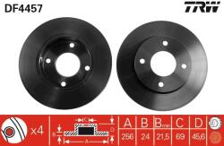 TRW Disc Frana Df4457 Haima (Faw) 3/Haima 2 Mitsubishi Colt Czc Vi/Colt Vi