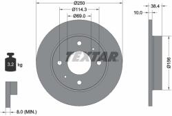 TEXTAR Disc Frana 92134903 Mitsubishi Colt/Colt Czc Vi/Colt Vi Smart Forfour