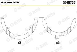 GLYCO Saiba Distantier, Arbore Cotit A129/4Std Daewoo Korando/Musso/Rexton Mega Track (A129/4STD)