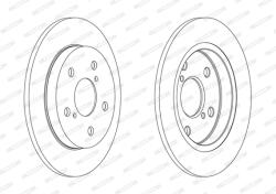 FERODO Disc Frana Ddf1788C Toyota Auris/Corolla/Corolla Quest/Yaris