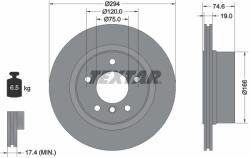 TEXTAR Disc Frana 92146103 Alpina Roadster S Bmw Z4 (92146103)