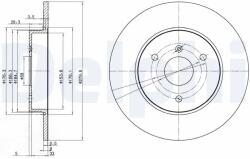 DELPHI Disc Frana Bg3526 Smart Cabrio/City-Coupe/Crossblade/Fortwo/Roadster (BG3526)