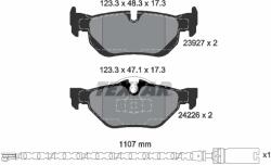 TEXTAR Set Placute Frana, Frana Disc 2392707 Bmw 1