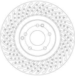 TRW Disc Frana Df6153S Mercedes-Benz C-Class/C-Class T-Model/Clk/Slk