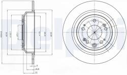 DELPHI Disc Frana Bg4196C Honda Accord Ix/Accord Viii
