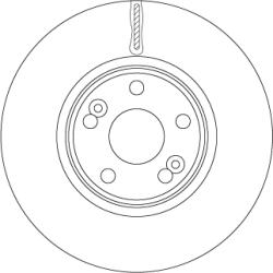 TRW Disc Frana Df6233S Renault Scénic I