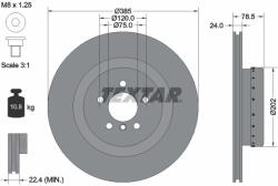 TEXTAR Disc Frana 92266625 Bmw X5/X6