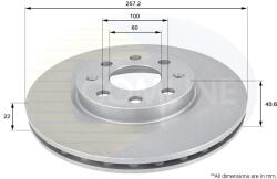 COMLINE Disc Frana Adc1138V Abarth Punto Fiat Grande Punto/Punto/Punto Evo Opel Adam (ADC1138V)