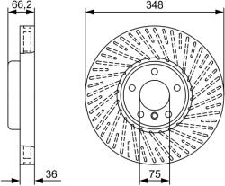 Bosch Disc Frana 0986479W20 Bmw 5/5 Gran Turismo/6/6 Gran/7